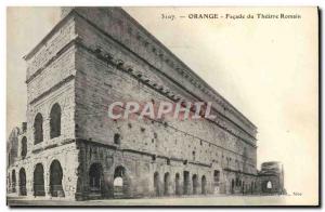 Old Postcard Orange Facade Du Theater Romain