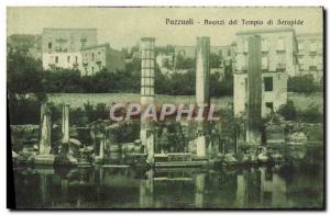 Old Postcard Pozzuoli Avanzi del Tempio di Serapide