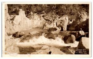 RPPC Johnson Hole, East Fork Black River, Arcadia Valley, MO Real Photo Postcard 