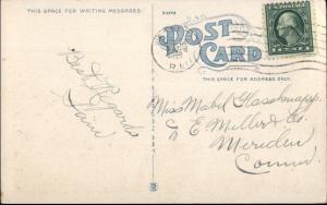 Watch Hill RI Squednick Ave Homes c1920 Postcard