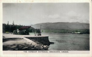 Canada The Harbour Entrance Vancouver RPPC 05.75