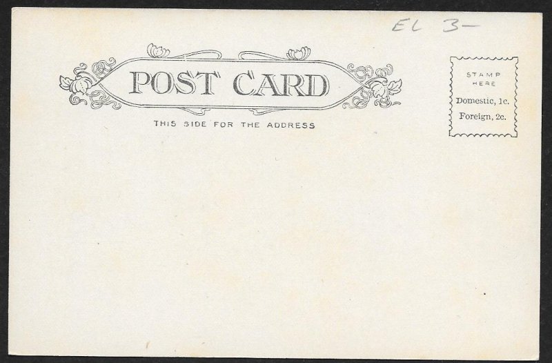 Public High School in Winter Ft Wayne Indiana Unused c1905