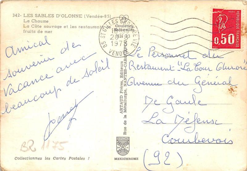BR1175 Les sables D Olonne La Chaume    france