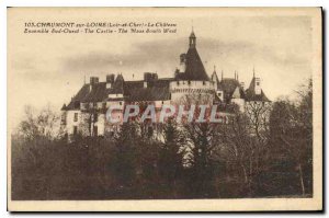 Old Postcard Chaumont sur Loire (Loir et Cher) Chateau Southwest Together