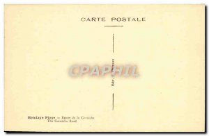 Old Postcard Hendaye Route De La Corniche
