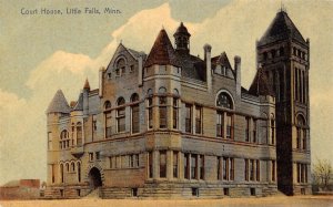 Court House Little Falls Minnesota 1910c postcard