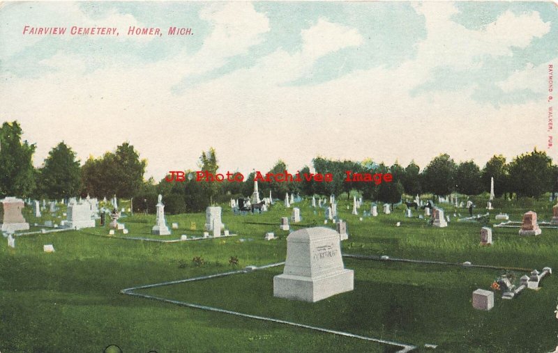 MI, Homer, Michigan, Fairview Cemetery, Raymond B Walker Pub