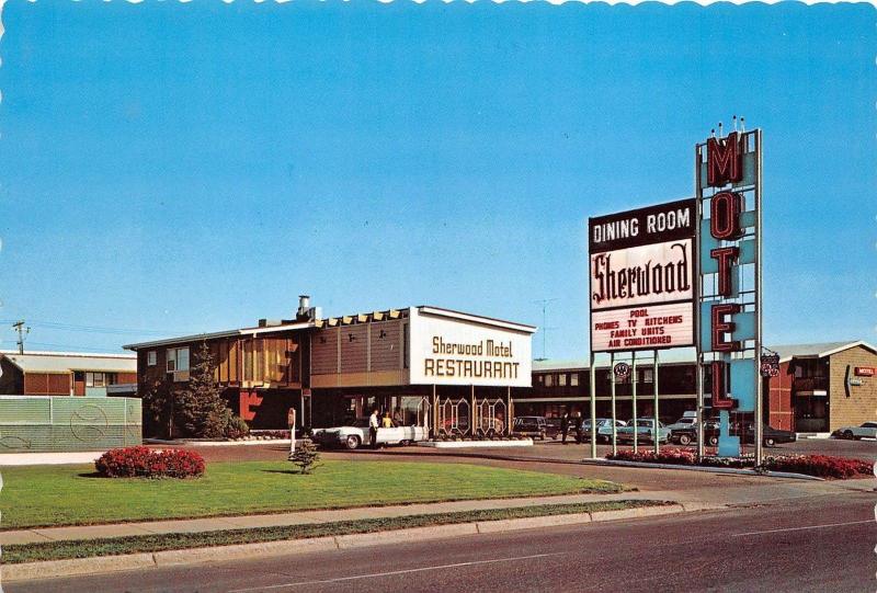 BG21192 sherwood motel restaurant car voiture regina sask canada hotel