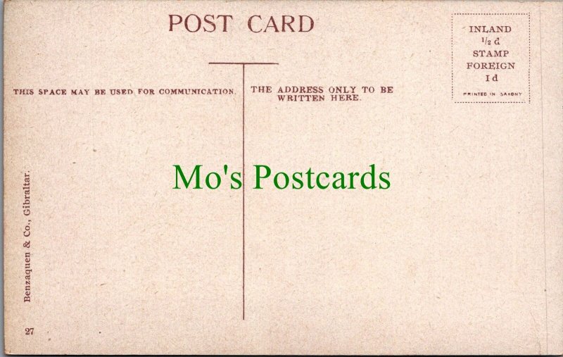 Gibraltar Postcard - Moorish Market & Casemates Gate  RS33126