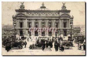 Old Postcard Paris Opera