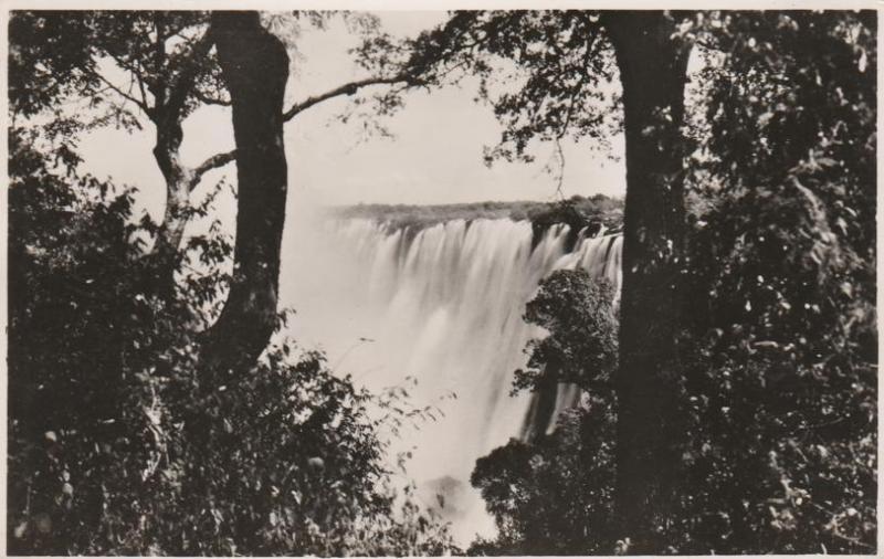 RPPC Victoria Falls Eastern Cataract - Rhodesia now Zimbabwe