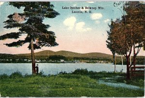 Postcard MOUNTAIN SCENE Laconia New Hampshire NH AI4854