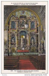 The Golden Altar In San Jose Church, Avenue A, Panama City, Panama, 1910-1920s