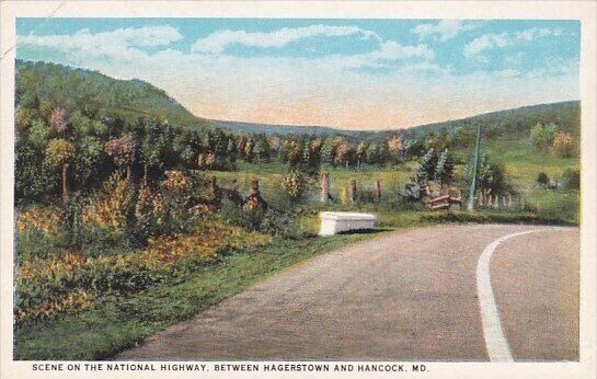 Scene On The National Highway Between Hagerstown And Hancock Maryland