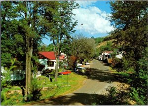 Pilgrim's Rest Eastern Transvaal South Africa Vintage Cars Scene 1960s Postcard
