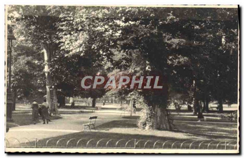 Old Postcard Vichy Garden