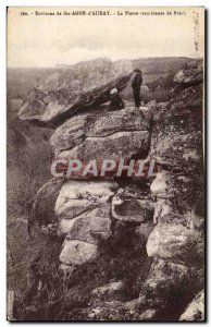 Old Postcard Sainte Anne d & # 39Auray Stone trembling Brech Britons