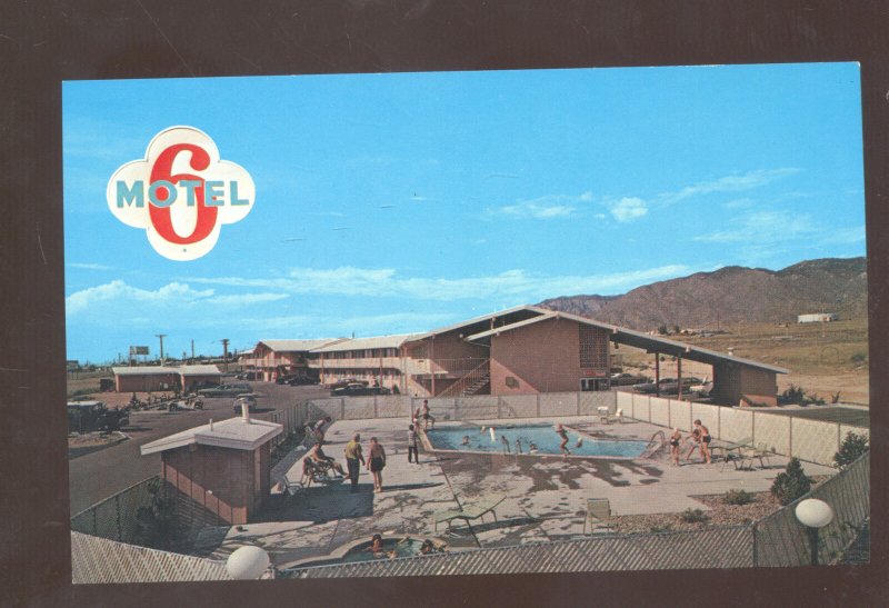 ALBUQUERQUE NEW MEXICO ROUTE 66 MOTEL 6 VINTAGE ADVERTISING POSTCARD