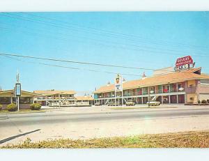 Unused Pre-1980 OLD CARS & DELUXE MOTEL Jacksonville North Carolina NC M0854