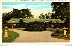 Florida Winter Park Home Of Irving Batcheller Curteich