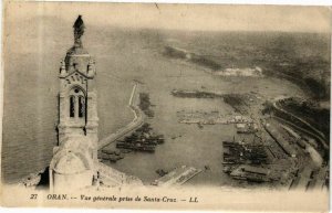 CPA AK Algérie-Oran-Vue générale prise de Santa Cruz (237099)