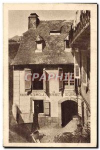 Old Postcard Lourdes Paternal House From St. Bernadette Soubirous