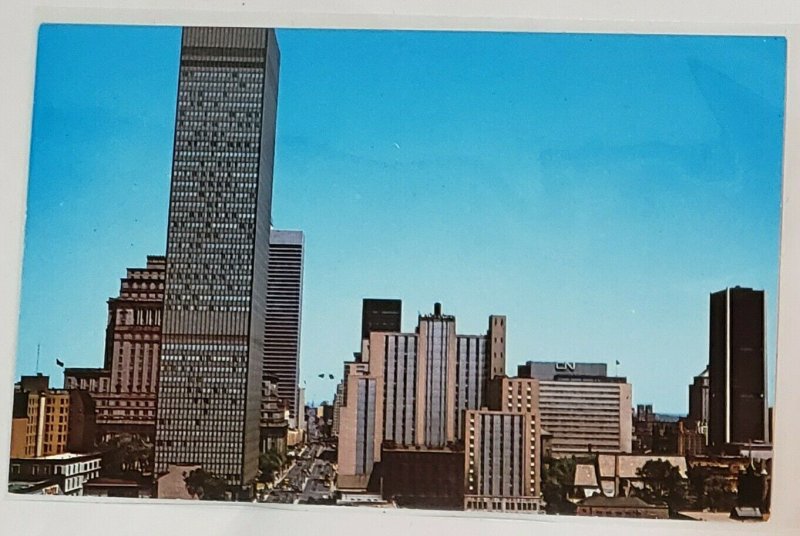 Vintage Postcard:Montreal Skyline, Dorchester, St. 1967- World Expo City.