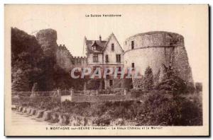 Mortagne Sur Sevre Old Postcard The old castle and the manor