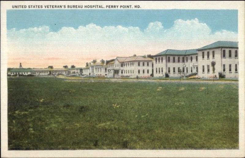 Perry Point MD Veteran's Hospital c1920 Postcard jrf