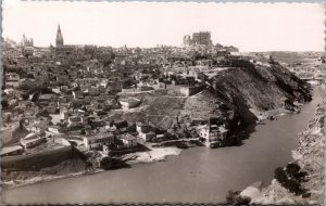 Spain Toledo General View Vintage RPPC C107