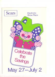 Sears the Savings Electronic Show Place, Advertising Postcard