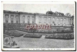 Old Postcard Versailles The Grand Trianon View On The Gardens