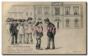 Old Postcard Police Detective Through Morvan conscript Bona