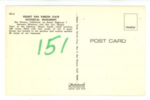 CA - San Simeon. Hearst Castle