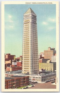 Vintage Foshay Tower Minneapolis Linen Postcard by Curt Teich