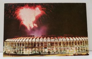 Busch Stadium Fireworks Display by Mike Light Postcard C25