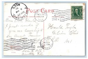 1907 Toledo State Hospital For Men Toledo Ohio OH Posted Antique Postcard