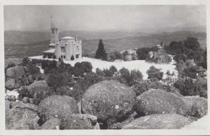 Portugal Guimaraes Aerial Real Photo Postcard