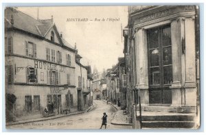 1919 Hospital Street Montbard Bourgogne-Franche-Comté France Antique Postcard