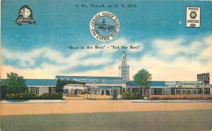 California 1950 Oxnard Motor Hotel roadside Colorpicture linen postcard 10625