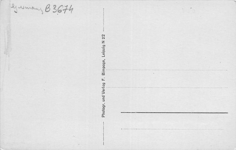 B3674 Germany Leipzig Technischer Messe Halle 21   front/back scan