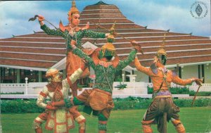 Thailand Siam Dancers Traditional Vintage Postcard 07.36