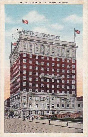 Kentucky Lexington Hotel Lafayette 1952