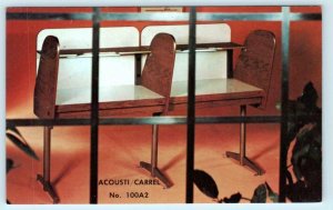 Advertising McNEFF INDUSTRIES Dallas, TX ~ ACOUSTI/CARREL ca 1960s  Postcard