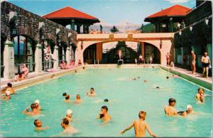 Cave & Basin Swimming Pool Banff Alberta AB Unused Vintage Postcard D80