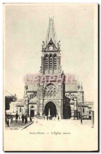 Old Postcard Saint Denis L & # 39Eglise Newfoundland