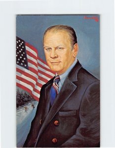 Postcard Gerald R. Ford, 38th U.S. President By Morris Katz