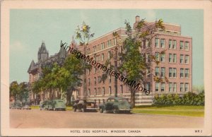 Hotel Dieu Hospital Windsor Canada Postcard PC215