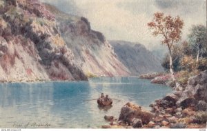 The Pass of Brander, 1900-10s, TUCK 7682; Oil Painting Texture