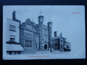 Surrey GUILDFORD Archbishop Abbots Hospital c1903 UB Postcard by Stengel & Co.